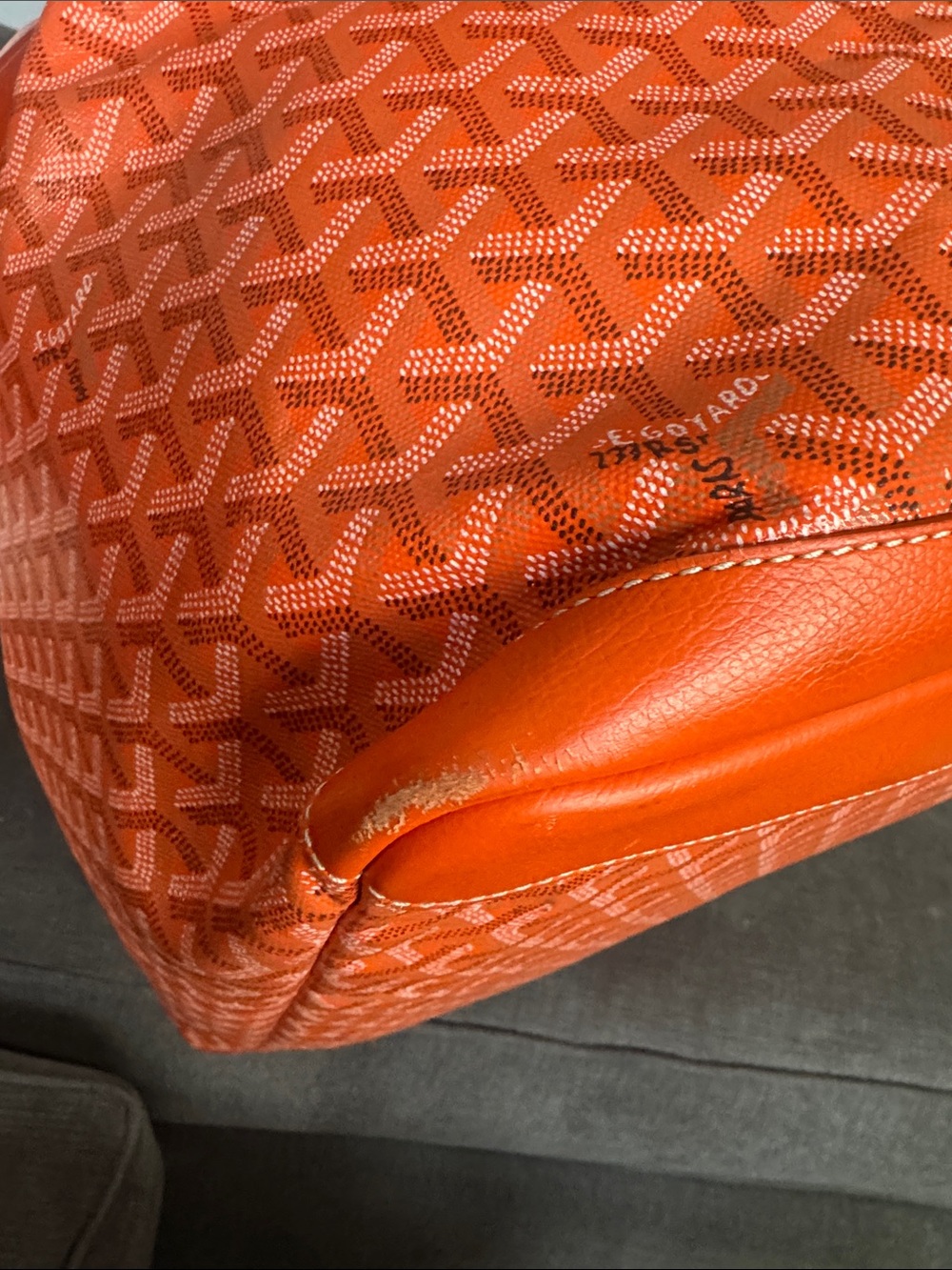 Authentic Goyard Bowling 55- Orange - Picture 5 of 12